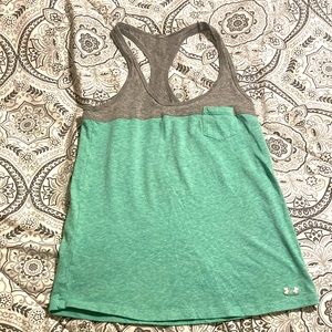 Must-colored Underarmour athletic tank. Size XS.